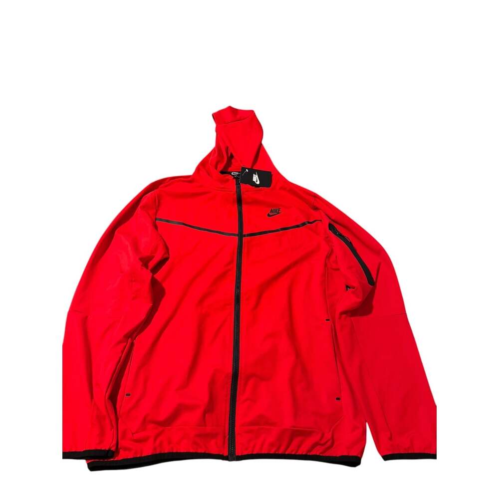 Nike Tech Fleece Full-Zip Hoodie Red 3XL